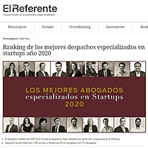 Ranking de los mejores despachos especializados en startups ao 2020